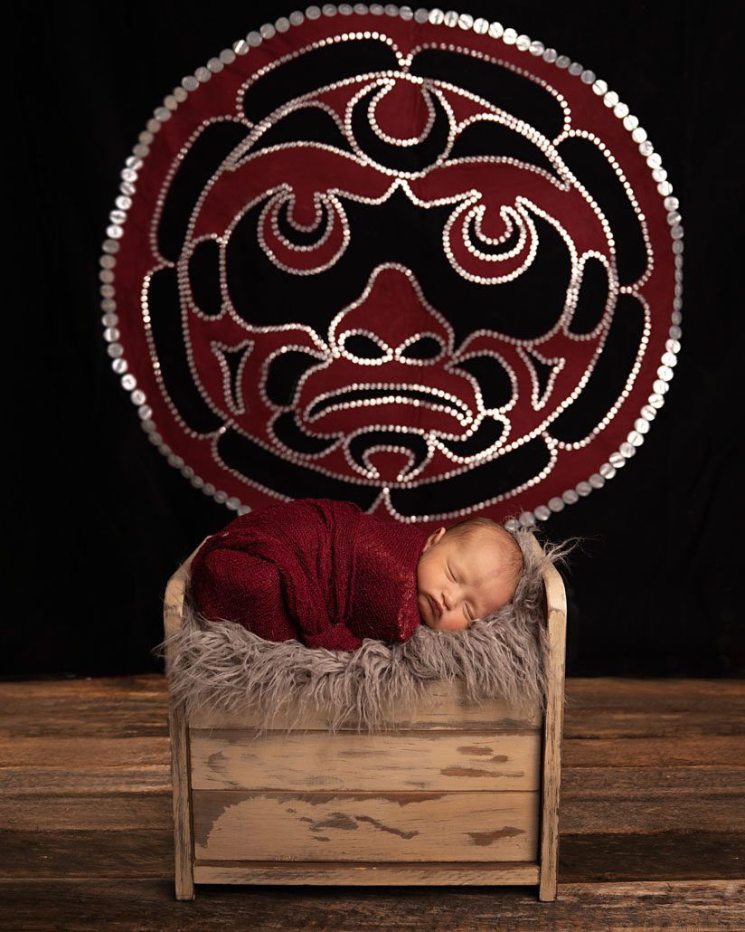 newborn first nations coming of age blanket courtenay 